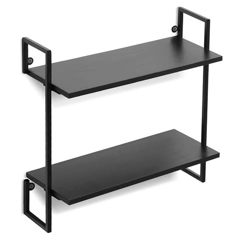 black metal box shelf|black metal wall mounted shelves.